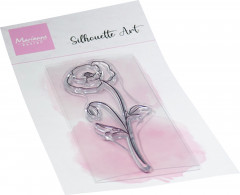 Clear Stamps - Silhouette Art - Poppy