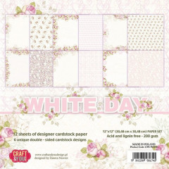 White Day - 12x12 Paper Set (12 Bögen)