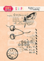 Craft and You Clear Stamps - Blooming Grunge