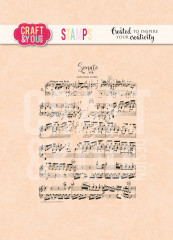 Craft and You Clear Stamps - Music Notes