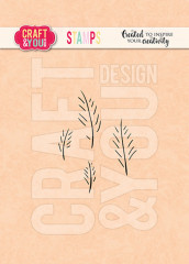Craft and You Clear Stamps - Leaves Veins