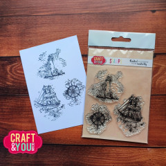Craft and You - Clear Stamps - Sea Travel