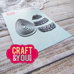 Craft and You - Cutting Dies - Lace Easter Eggs