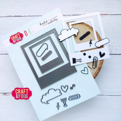Craft and You - Cutting Dies - Polaroid Frame Set