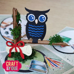 Craft and You - Cutting Dies - Owl Set