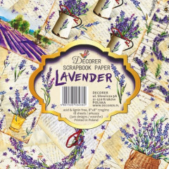 Lavender 8x8 Paper Pack