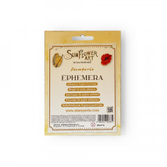 Stamperia Ephemera - Sunflower Art - Elements and Poppies