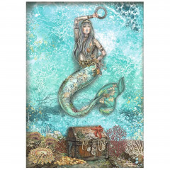 Stamperia Rice Paper - Songs of the Sea - Mermaid
