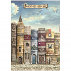 Vintage Library A4 Rice Paper Selection