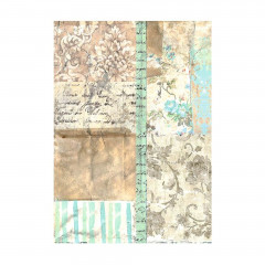 Stamperia A6 Rice Paper - Wonderland - Backgrounds