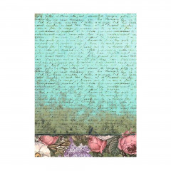 Stamperia A6 Rice Paper - Wonderland - Backgrounds