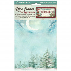 Stamperia A6 Rice Paper - The Nutcracker - Backgrounds