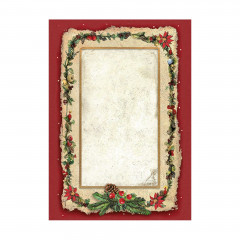 Stamperia A6 Rice Paper - Christmas - Backgrounds