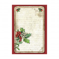 Stamperia A6 Rice Paper - Christmas - Backgrounds