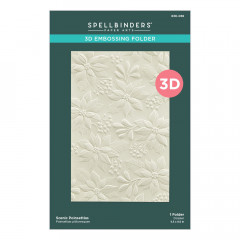 Spellbinders 3D Embossing Folder - Scenic Poinsettias