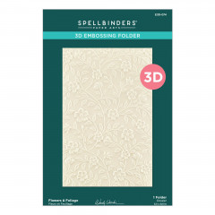 Spellbinders - 3D Embossing Folder - Flowers & Foliage