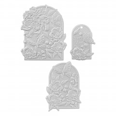 Spellbinders - 3D Emboss & Cut Folder - Floral For You