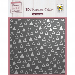 3D Embossing Folder - Planner Essentials - Triangles