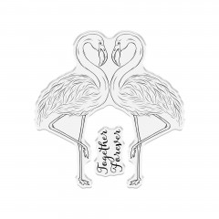 Clear Stamps - Flamazing Flamingos - Together Forever