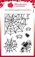 Woodware Clear Stamps - Spiders Web