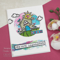 Woodware Clear Stamps - Happy House Snail