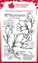 Woodware Clear Stamps - Spring Magnolia