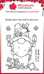 Woodware Clear Stamps - The Gardener