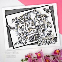 Woodware Clear Stamps - Dream Home