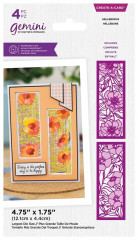 Gemini Create-A-Card Cutting Die - Floral Panel Helleborus