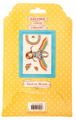 Gorjuss Rubber Stamps - Rainbow Heaven