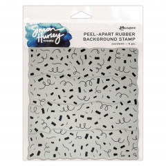 Simon Hurley 6x6 Cling Stamps - Confetti Background