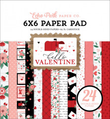 Hello Valentine 6x6 Paper Pad