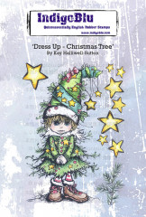 Unmounted Rubber Stamps - Dress Up Christmas Tree