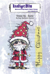 Unmounted Rubber Stamps - Dress Up Santa