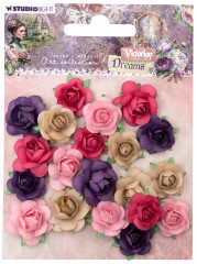Studio Light - Victorian Dreams - Paper Flowers - 1,5 bis 2 cm