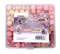 Studio Light - Wax Beads Kit - Victorian Dreams - Antiques & Pinks