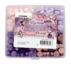 Studio Light - Wax Beads Kit - Victorian Dreams - Purples & Gold