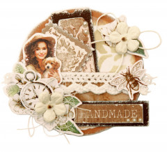Clear Stamps and Cutting Die - Wild & Free Nr. 81 - Round ATC & Stamps