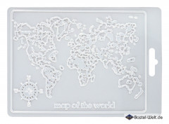 Soft Mould A5 - Map of the World