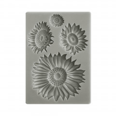 Silicone Mold A6 - Sunflower Art - Sunflowers