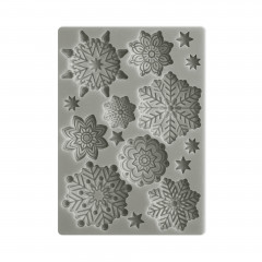 Silicone Mold A6 - Christmas - Snowflakes