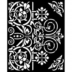 Stamperia Thick Stencil - Magic Forest - Door Ornaments