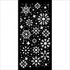 Stamperia Thick Stencil - Gear up for Christmas - Snowflakes