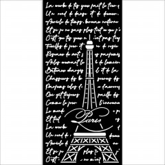 Stamperia Thick Stencil - Oh lá lá - Tour Eiffel