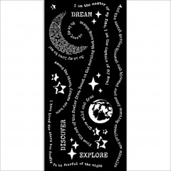Stamperia Thick Stencil - Secret Diary - Dream