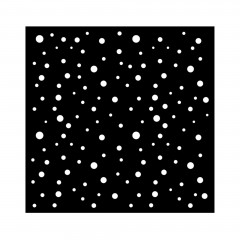 Stamperia Thick Stencil - Classic Christmas - Dots Pattern