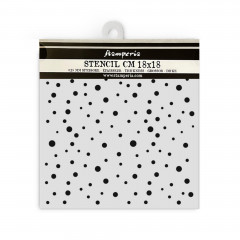 Stamperia Thick Stencil - Classic Christmas - Dots Pattern