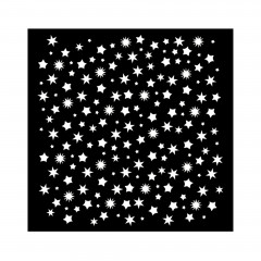Stamperia Thick Stencil - Classic Christmas - Stars Pattern