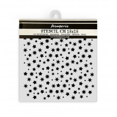 Stamperia Thick Stencil - Classic Christmas - Stars Pattern