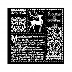 Stamperia Thick Stencil - Christmas - Christmas Letters